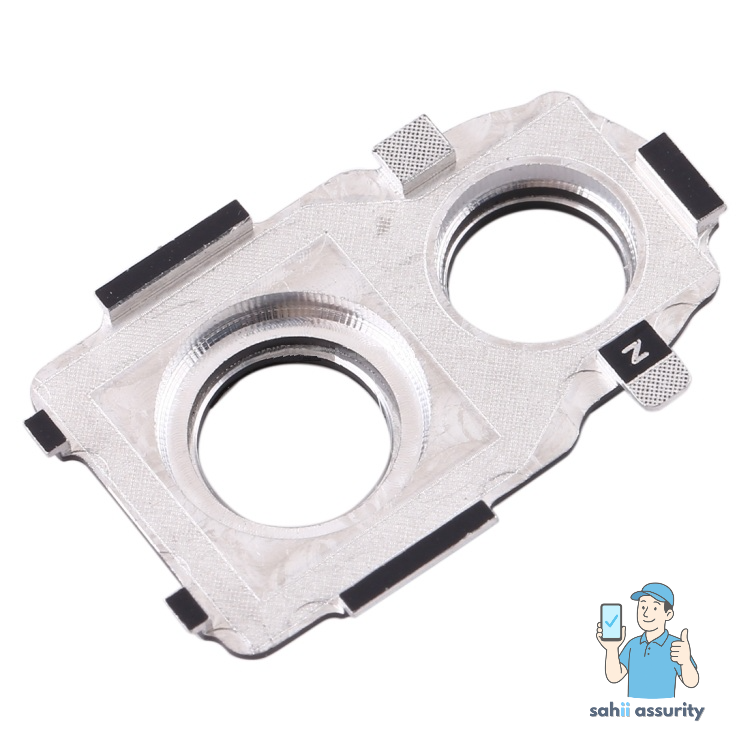 Camera Lens Glass with Frame for Xiaomi Redmi Note 7 Black thumbnail